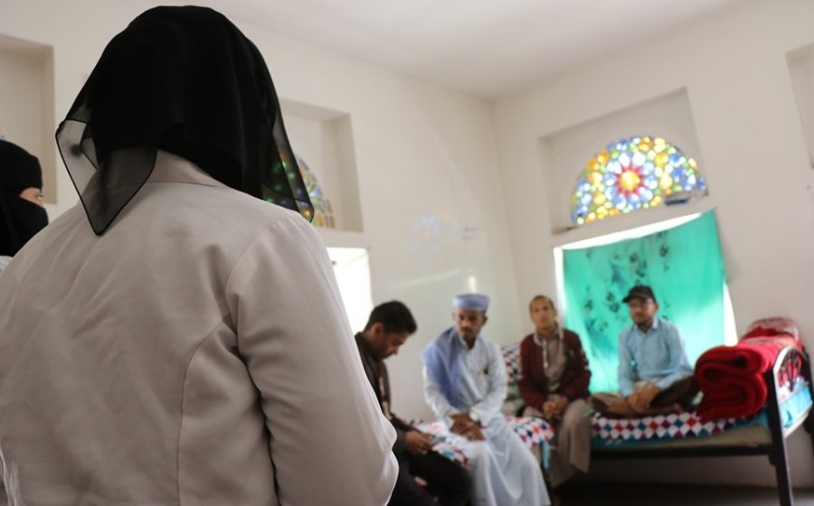 طالبات قسم التغذية جامعة العلوم والتكنولوجيا في زيارة لمؤسسة الشفقة